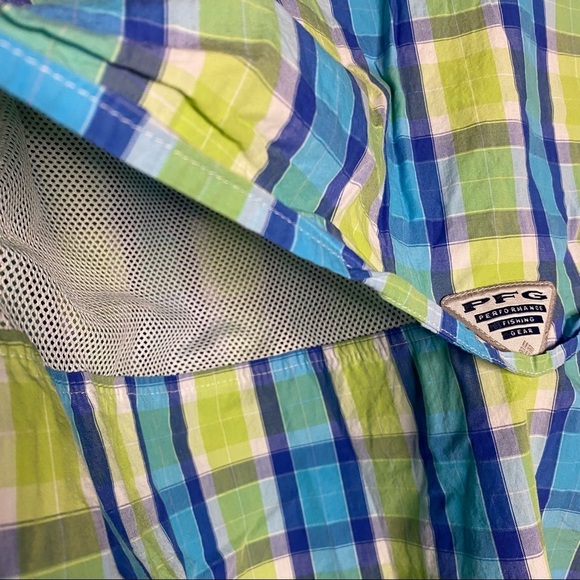 Columbia PFG Super Bonehead Omni Shade Button Up Long Sleeve Collared Shirt L - Picture 11 of 15